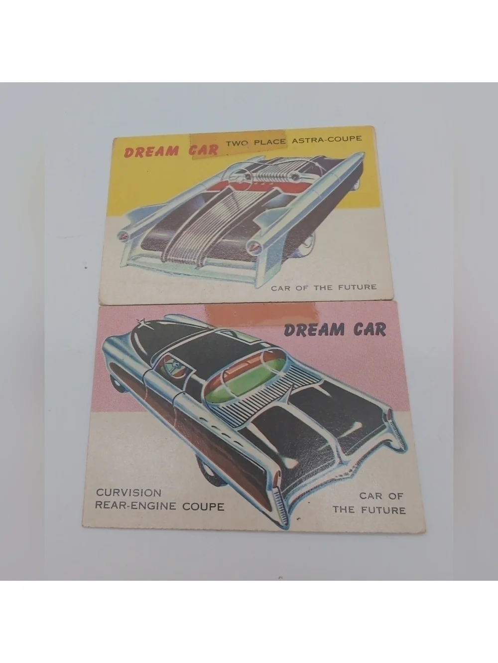 1954 Topps Car Card Set 6 Prototypes Cemo Turbo, Lucciola, Allen Williams++